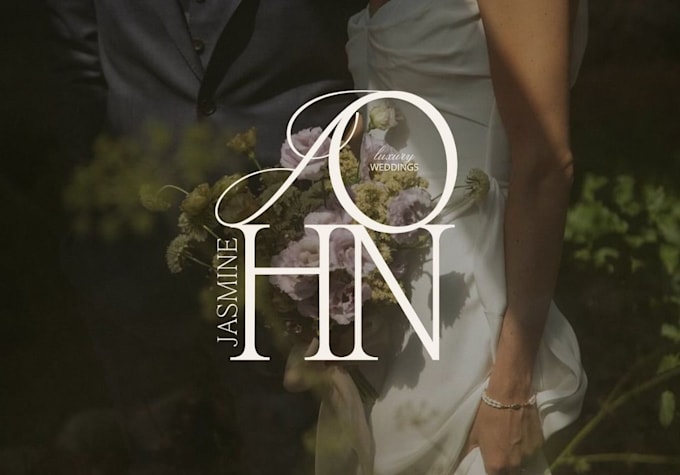 do wedding monogram, wedding invitation, wedding initials, luxury wedding logo