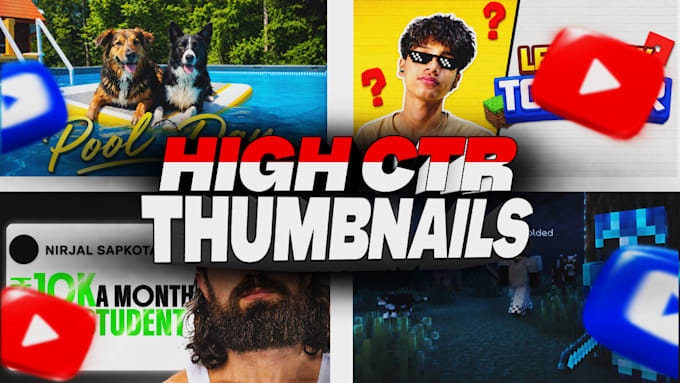 create premium thumbnails for your youtube channel