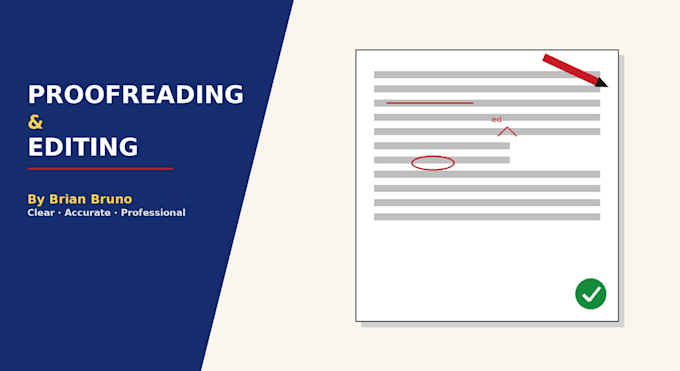 proofread and edit your english writing