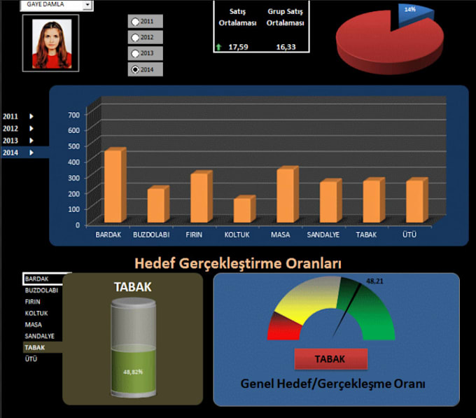 create professional excel dashboards and reports