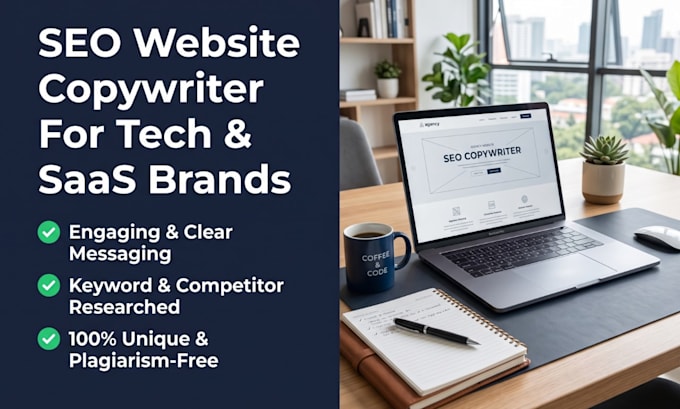 write SEO website content for tech and saas