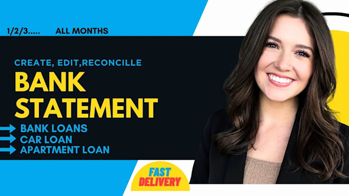 reconcile bank statement PDF to editable format