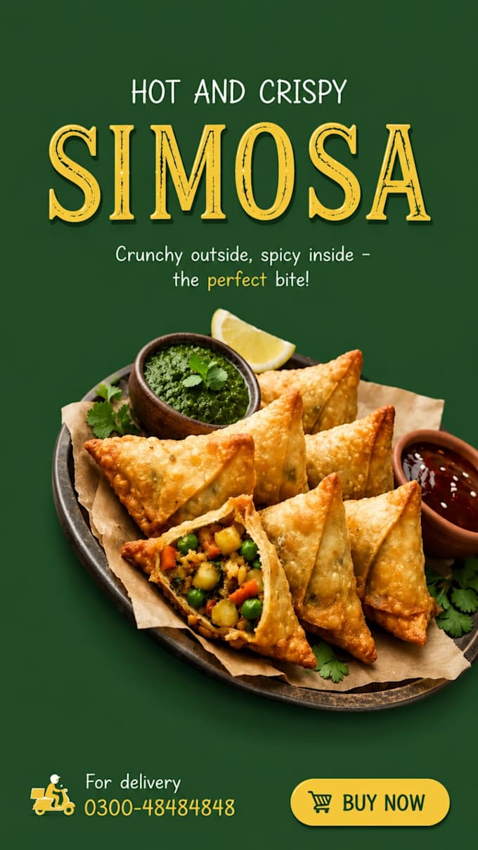 design food menu, bakery ads and restaurant social media posts
