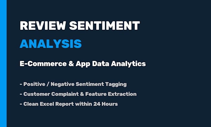 do app and ecommerce product review sentiment analysis in excel