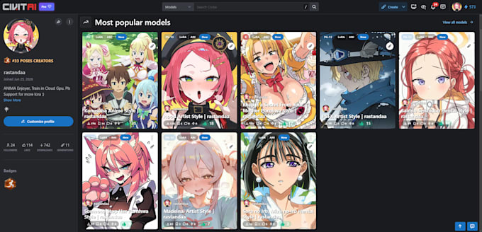 make you lora for character or style