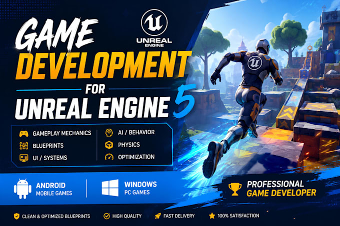 develop a game in unreal engine 5 using blueprints