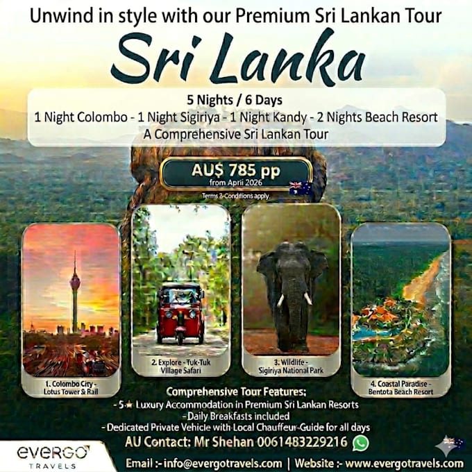 plan srilanka travel with a professional tour operator