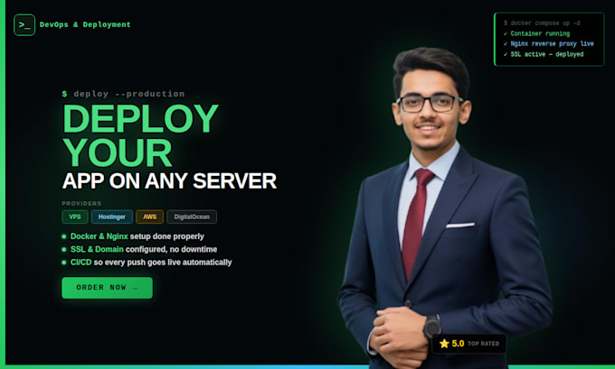 deploy your website or app on vps, hostinger, AWS or any cloud server you need