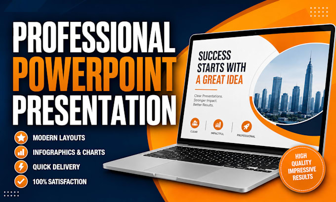 design professional powerpoint  presentation and ppt slides