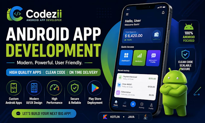 do mobile app development as software developer
