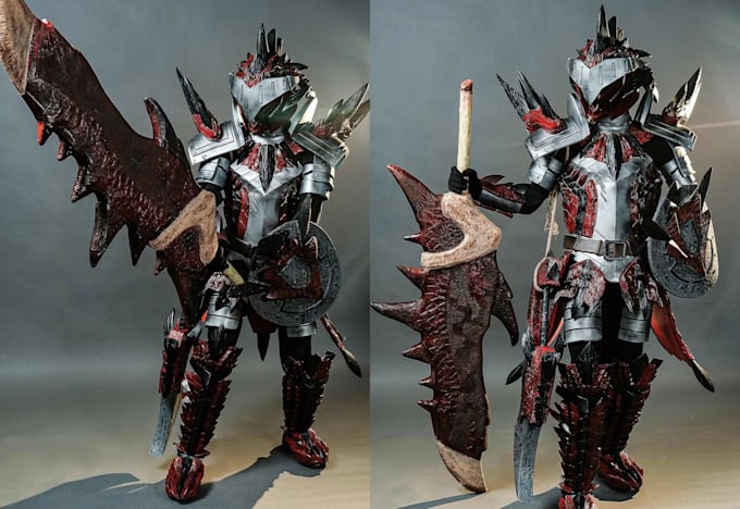 design cosplay pattern wearable fabric armor sewing pattern cosplay costume