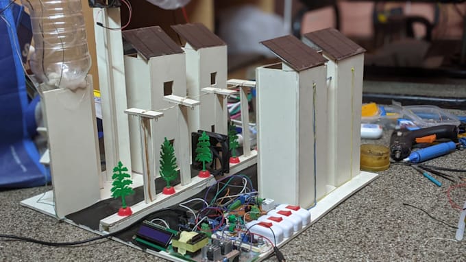 write arduino code, circuit design, and hardware simulation