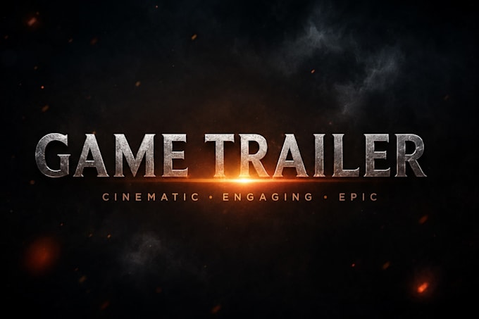 create a cinematic, gameplay trailer for your steam or mobile game
