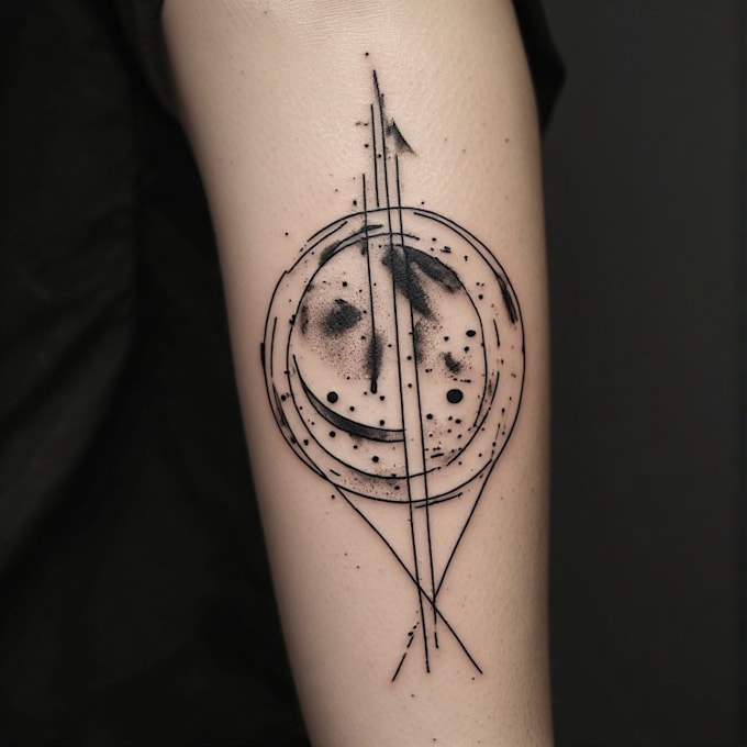 design a modern and minimalist tattoo design