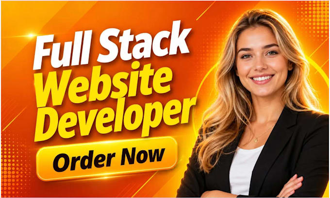 do full stack website development as full stack, front end web developer