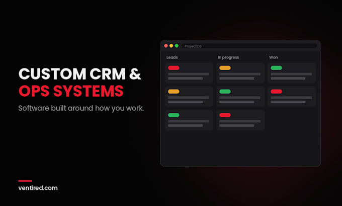 build a custom CRM or internal ops system for your business