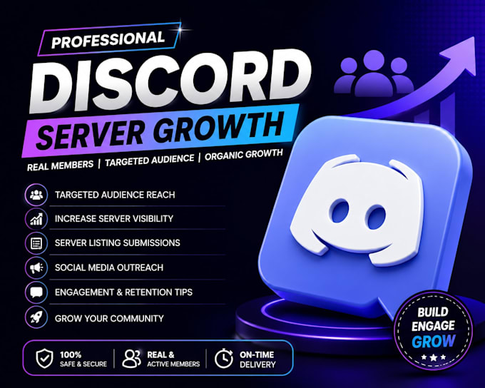 boost your discord server with real active members