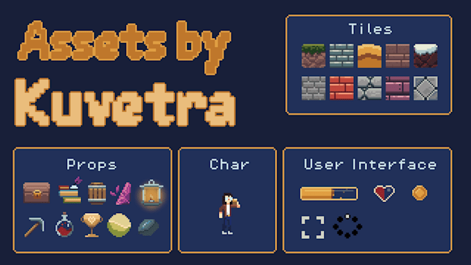 create professional pixel art game assets