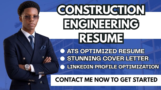 write a professional construction resume