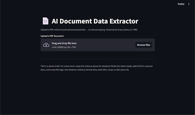 automate PDF, invoice and document data extraction with ai