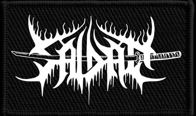 do extreme graffiti tag, nu metal, hard techno and band logo