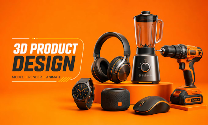 create 3d product design 3d cad modeling rendering industrial design animation