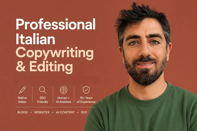 write or edit SEO optimized italian blog articles