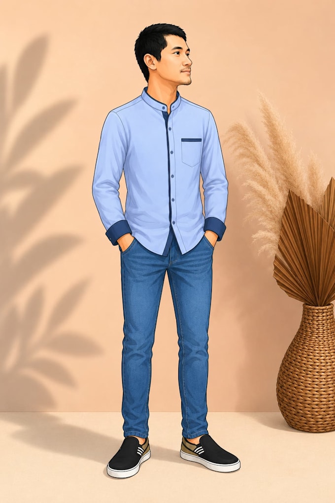 create a cute 2d cartoon avatar from your photo