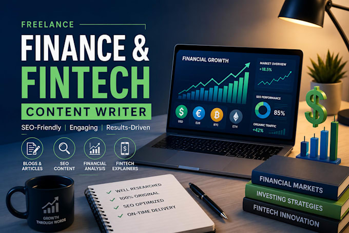 write engaging finance and fintech articles and blog posts