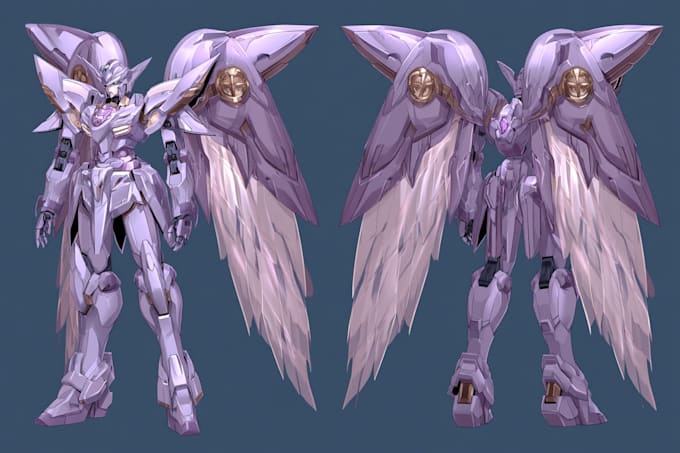 made gundam, mecha robot character depending