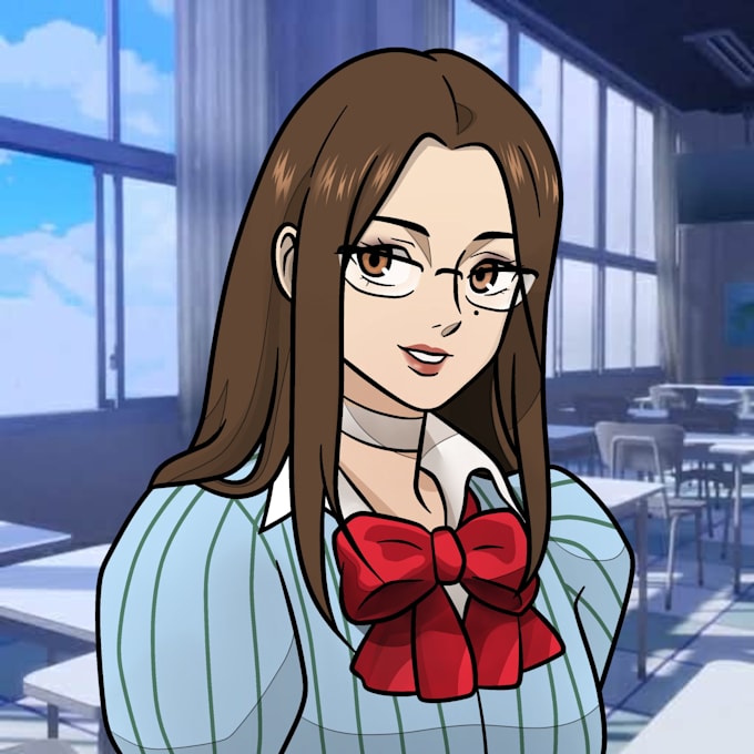 create custom anime character or profile avatar