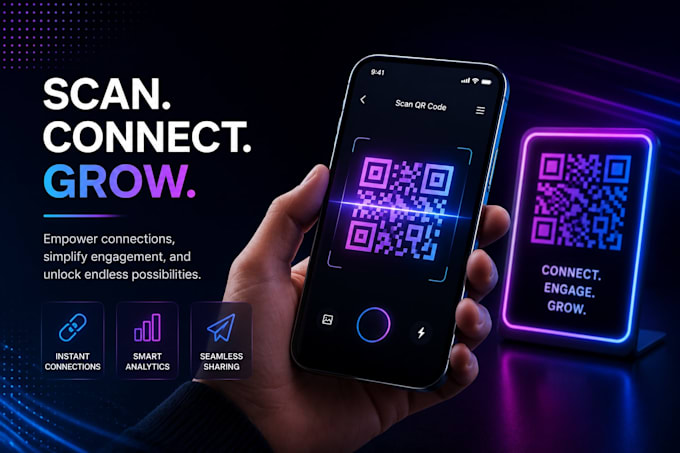 design custom dynamic qr codes with analytics and logo