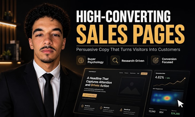 write a high converting ecommerce sales page