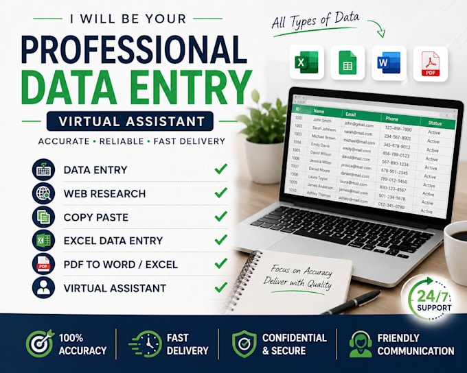 do accurate data entry