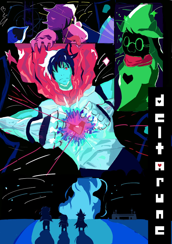 draw commission into anime or manga style art