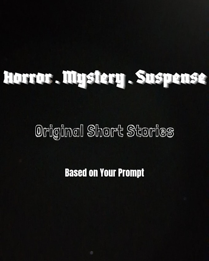 write an original horror short story