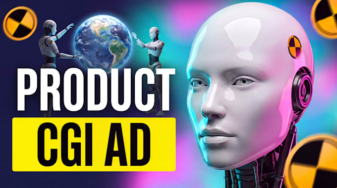 create an experimental ai cgi product advertisement