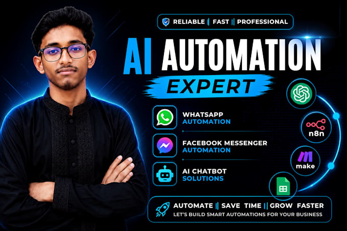 build an ai automation for facebook messenger and whatsapp