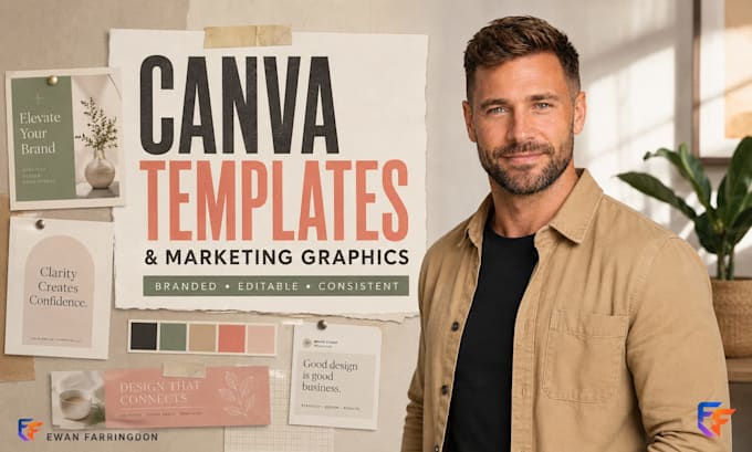 create branded canva templates banners and marketing graphics