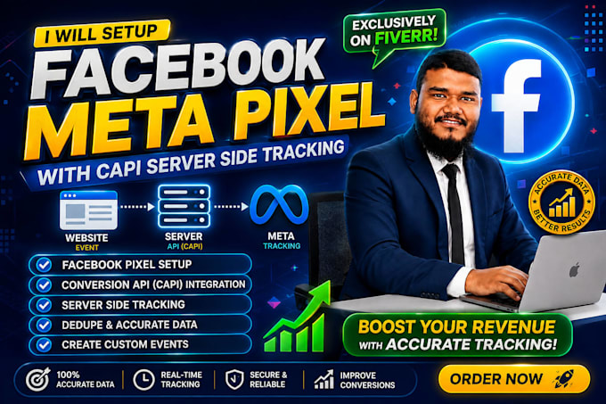 setup facebook meta pixel capi server side tracking create custom event with GTM