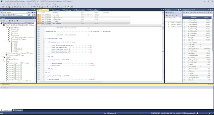 program panasonic plc with fpwin pro ladder logic or stl