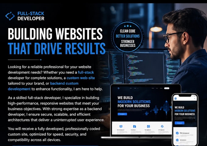 do ai web app, ai software, ai website development as full stack web developer