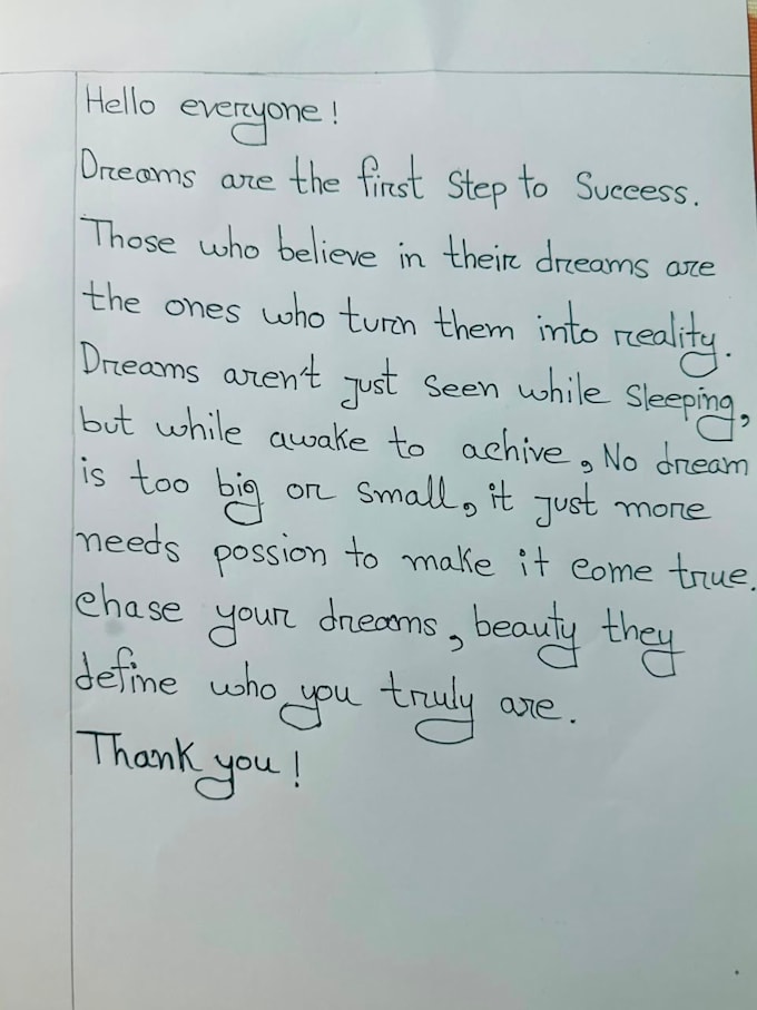 write beautiful handwritten letters