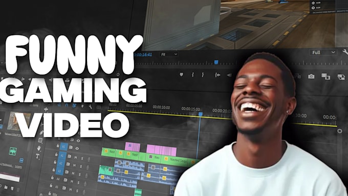 edit a funny gaming moments highlights video