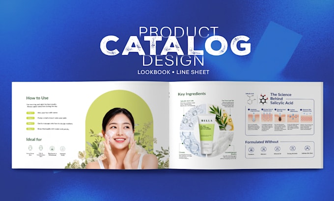 design a professional product catalog or lookbook