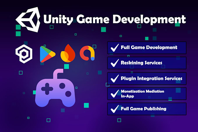 create any game using unity engine
