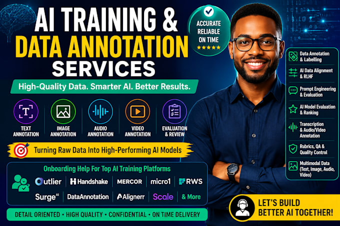 do handshake, outlier, mercor, data annotation ai training