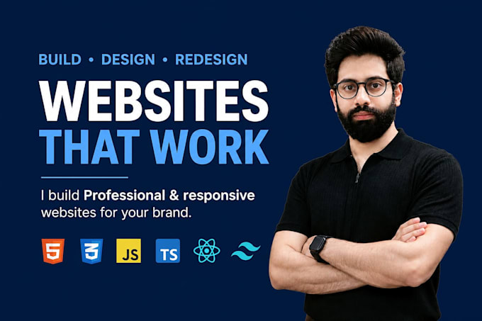 design and develop a modern, professional portfolio website