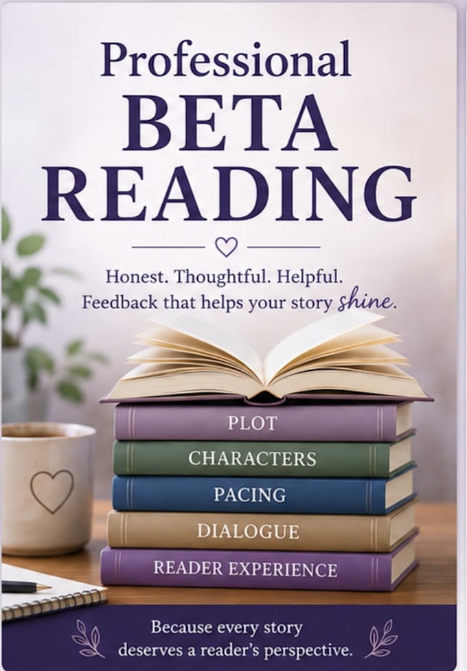 beta read your book or manuscript