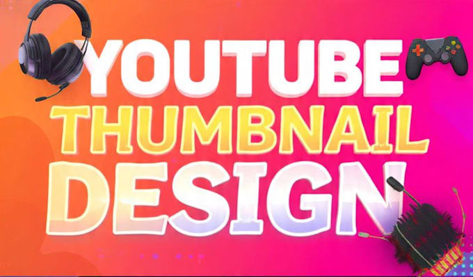 design eye catching youtube thumbnail for your chanel